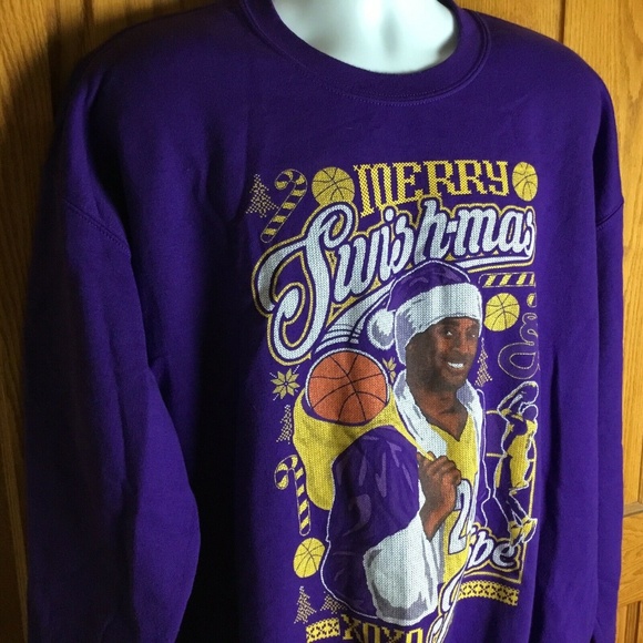Lakers Nba Kobe Bryant Merry Swishmas 